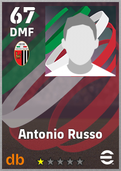 Antonio Russo — DMF, OVR 67, MAX 67