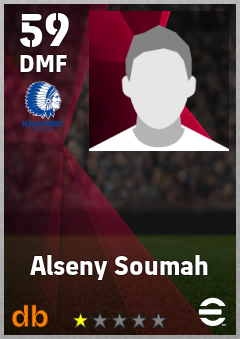 Alseny Soumah — DMF, OVR 59, MAX 59
