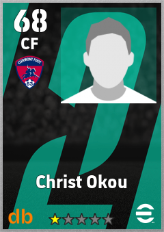 Christ Okou — CF, OVR 68, MAX 68