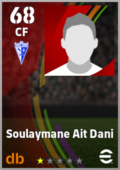 Soulaymane Ait Dani — CF, OVR 68, MAX 68