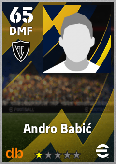 Andro Babić — DMF, OVR 65, MAX 65