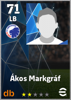 Ákos Markgráf — LB, OVR 71, MAX 71