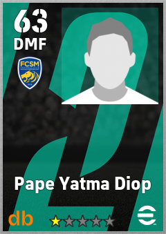 Pape Yatma Diop — DMF, OVR 63, MAX 63