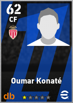 Oumar Konaté — CF, OVR 62, MAX 62