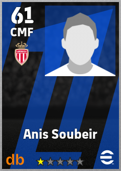 Anis Soubeir — CMF, OVR 61, MAX 61