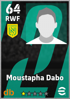 Moustapha Dabo eFootball player card