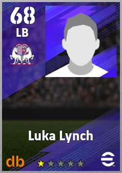 Luka Lynch — LB, OVR 68, MAX 68