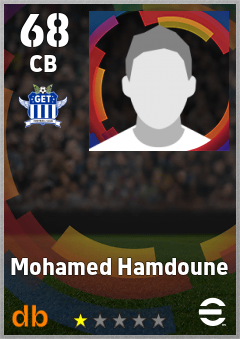 Mohamed Hamdoune — CB, OVR 68, MAX 68