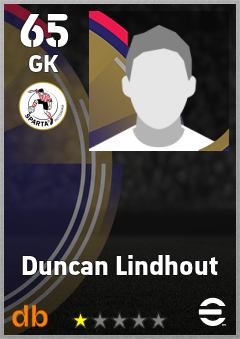 Duncan Lindhout — GK, OVR 65, MAX 65