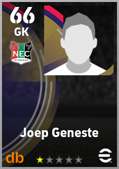 Joep Geneste — GK, OVR 66, MAX 66