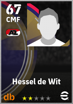 Hessel de Wit — CMF, OVR 67, MAX 67