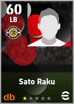 Sato Raku — LB, OVR 60, MAX 60