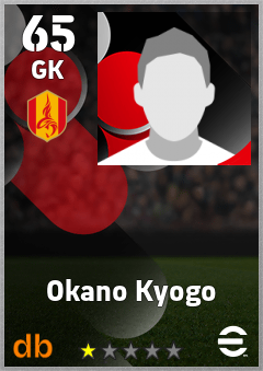 Okano Kyogo — GK, OVR 65, MAX 65