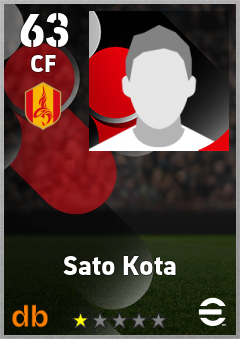 Sato Kota — CF, OVR 63, MAX 63