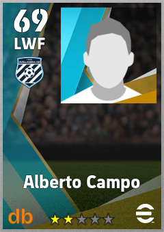 Alberto Campo — LWF, OVR 69, MAX 69