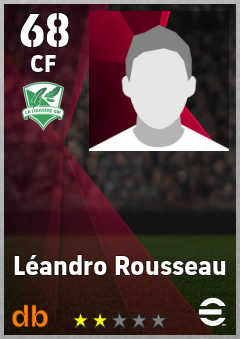 Léandro Rousseau — CF, OVR 68, MAX 68