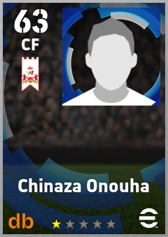 Chinaza Onouha — CF, OVR 63, MAX 63