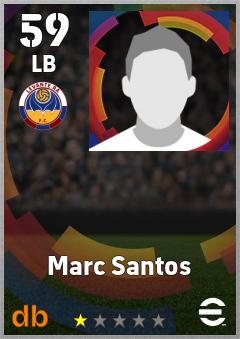 Marc Santos — LB, OVR 59, MAX 59