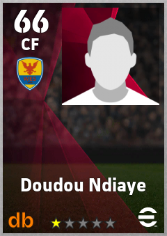 Doudou Ndiaye — CF, OVR 66, MAX 66