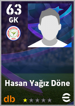 Hasan Yağız Döne — GK, OVR 63, MAX 63