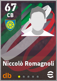 Niccolò Romagnoli — CB, OVR 67, MAX 67