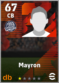 Mayron — CB, OVR 67, MAX 67