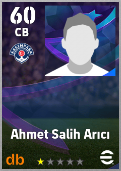 Ahmet Salih Arıcı — CB, OVR 60, MAX 60