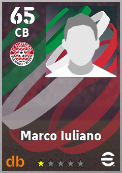 Marco Iuliano — CB, OVR 65, MAX 65