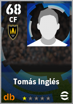 Tomás Inglés — CF, OVR 68, MAX 68