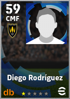 Diego Rodríguez — CMF, OVR 59, MAX 59