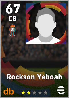 Rockson Yeboah — CB, OVR 67, MAX 67
