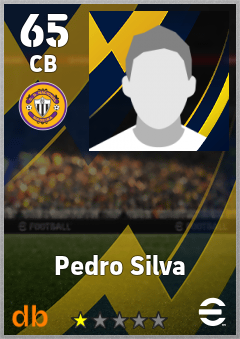 Pedro Silva — CB, OVR 65, MAX 65