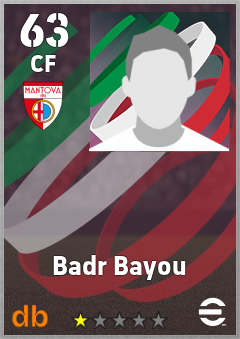 Badr Bayou — CF, OVR 63, MAX 63