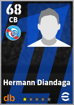Hermann Diandaga — CB, OVR 68, MAX 68