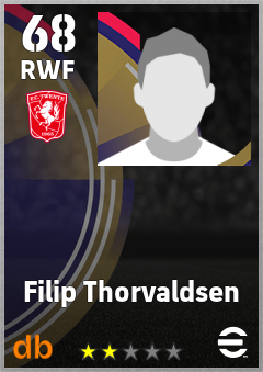 Filip Thorvaldsen — RWF, OVR 68, MAX 68