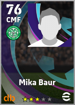 Mika Baur — CMF, OVR 76, MAX 76