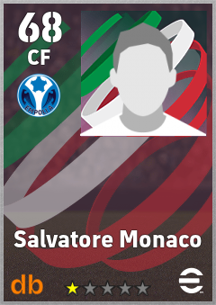 Salvatore Monaco — CF, OVR 68, MAX 68