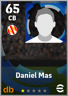 Daniel Mas — CB, OVR 65, MAX 65