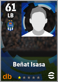 Beñat Isasa — LB, OVR 61, MAX 61