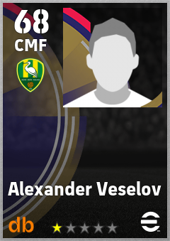 Alexander Veselov — CMF, OVR 68, MAX 68