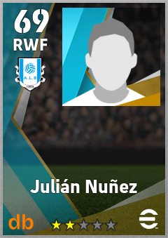 Julián Nuñez — RWF, OVR 69, MAX 69