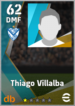 Thiago Villalba — DMF, OVR 62, MAX 62