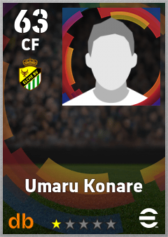 Umaru Konare — CF, OVR 63, MAX 63