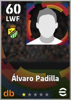 Álvaro Padilla — LWF, OVR 60, MAX 60
