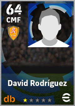 David Rodríguez eFootball player card
