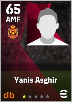 Yanis Asghir — AMF, OVR 65, MAX 65