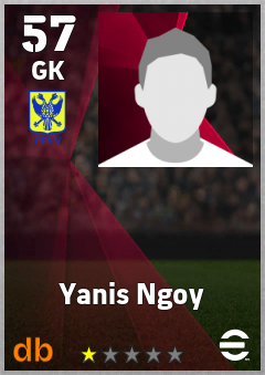 Yanis Ngoy — GK, OVR 57, MAX 57