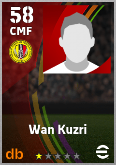 Wan Kuzri — CMF, OVR 58, MAX 58