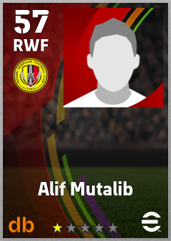 Alif Mutalib — RWF, OVR 57, MAX 57