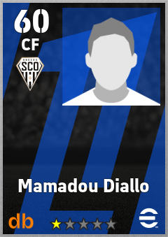 Mamadou Diallo — CF, OVR 60, MAX 60
